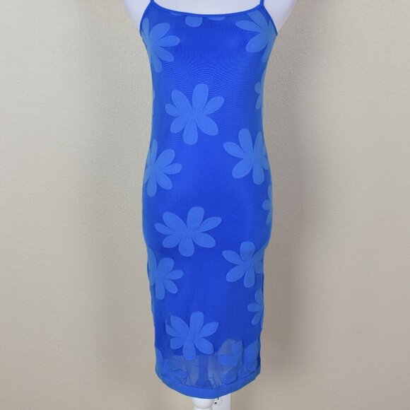 Wolford Floral Flower Slip Bodycon Sheath Dress - S - Picture 4 of 11